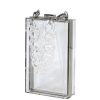 silver acrylic handbag clear purse plastic see through bags fashion trend stated chic online shop