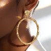 gold bamboo earrings, stated chic, statedchic, nadia earrings