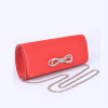 red satin handbag, prom, evening bags, bow handabg