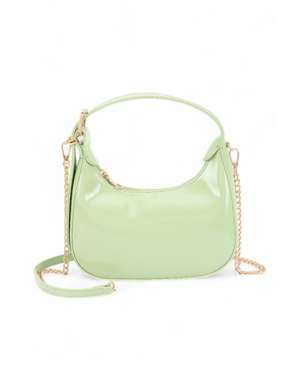 sage patent leather handbag, stated chic online boutique